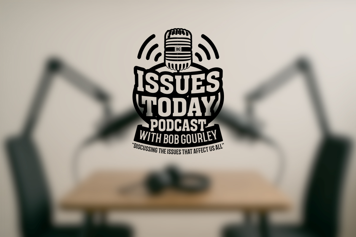 Detailed breakdown of the Issues Today visual identity system, showcasing typography, icon detail, and overall presentation.