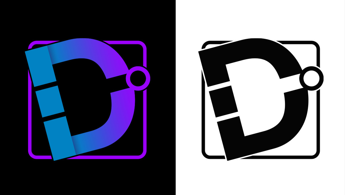 NAND Research icon development board showing the NAND-gate-inspired D-shaped gate body and circular output node in color, light, and black treatments